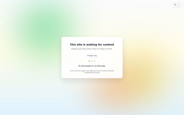 Screenshot of brige.org