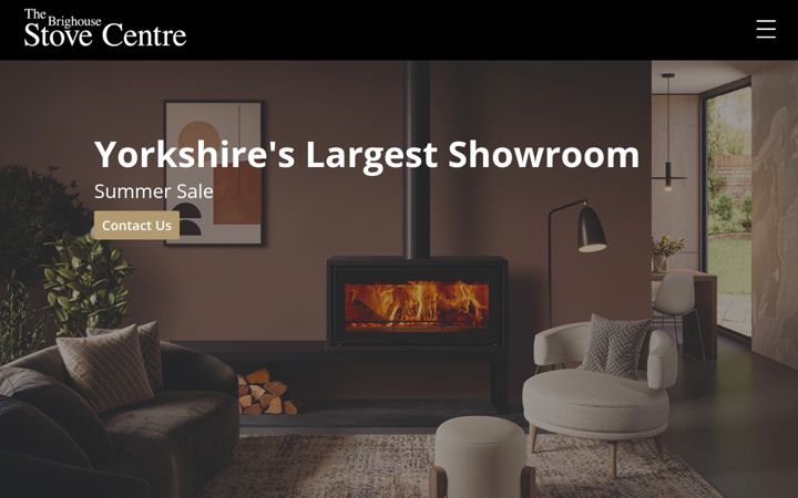Screenshot ta' brighousestovecentre.co.uk