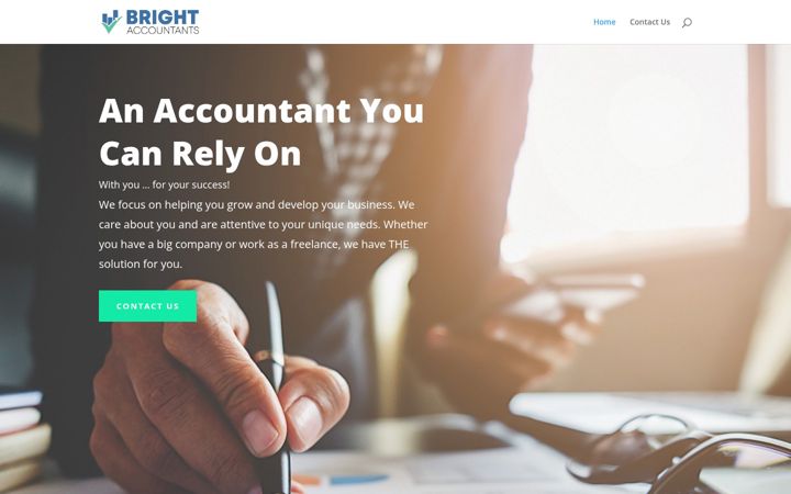 Screenshot of bright-accountants.co.uk