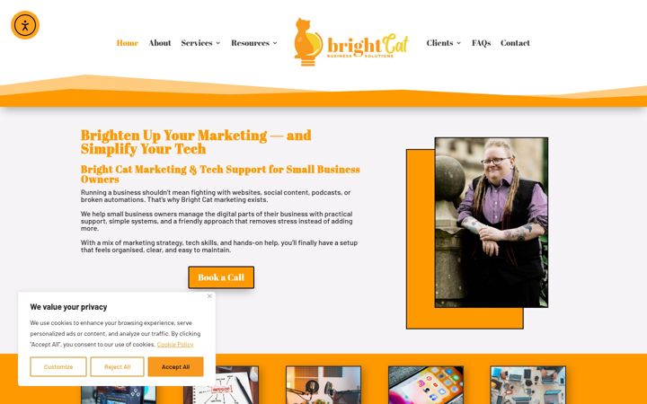 Screenshot of bright-cat.co.uk