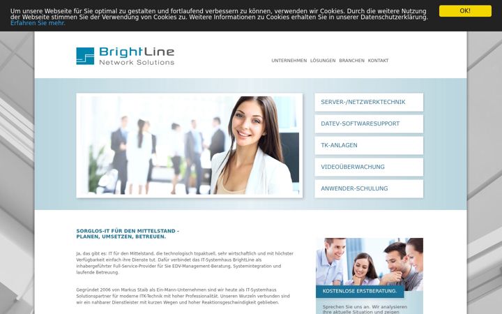 Screenshot of bright-line.de