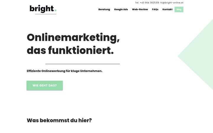 Screenshot of bright-online.at