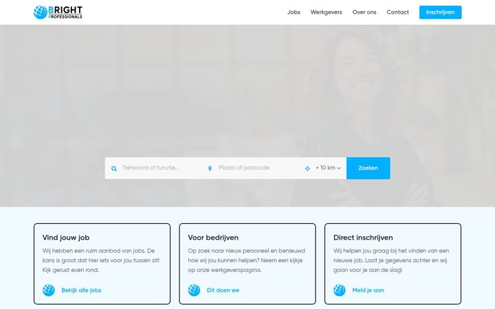 Zrzut ekranu bright-professionals.nl