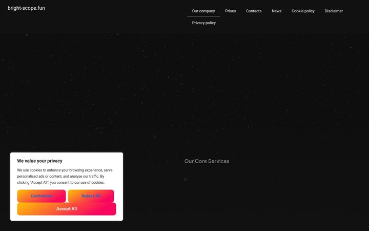 Screenshot of bright-scope.fun