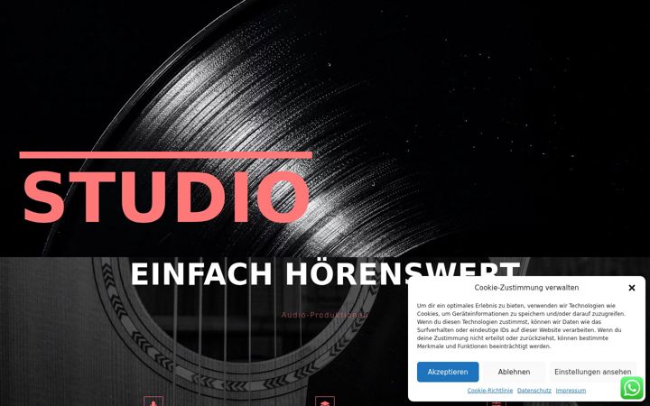 Screenshot of bright-waves.de
