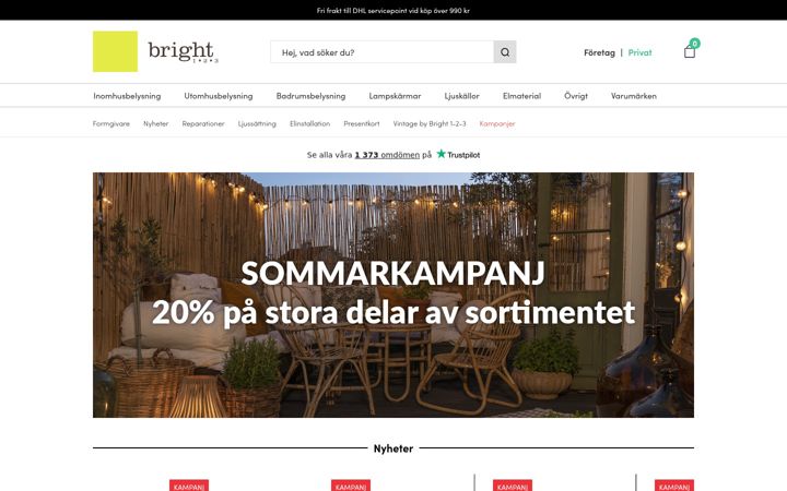 Screenshot of bright123.se