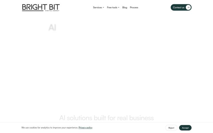 Screenshot of brightbitdigital.com