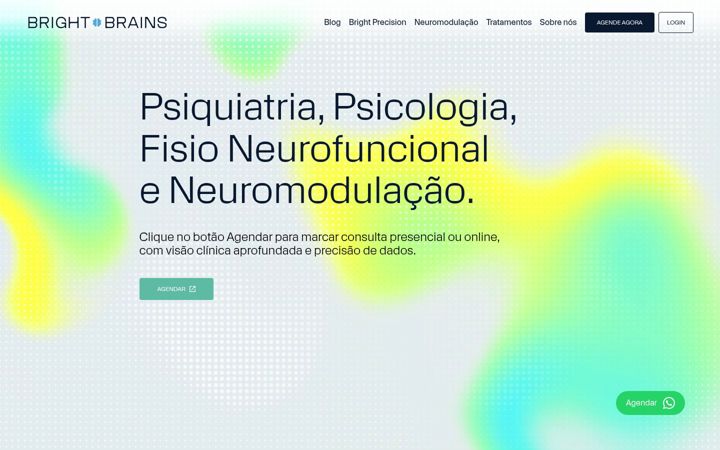 Kuvakaappaus sivustosta brightbrains.com.br