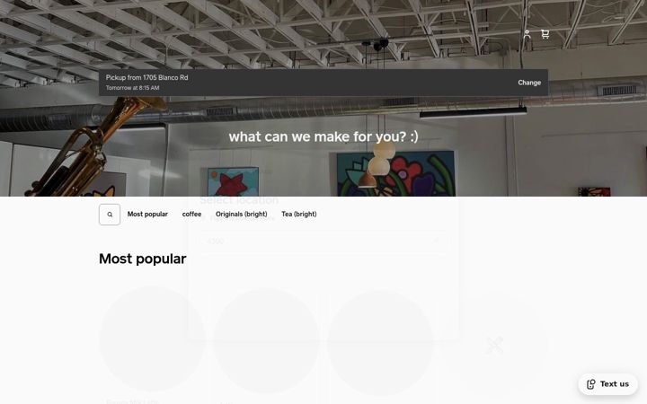 Screenshot of brightcoffeesa.com