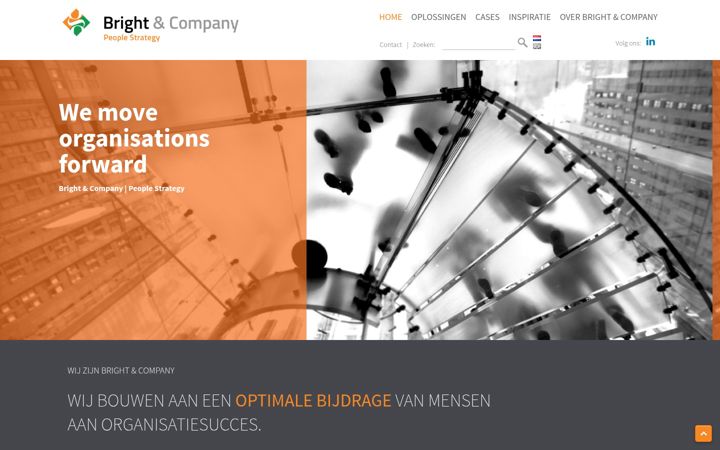 Screenshot of brightcompany.nl