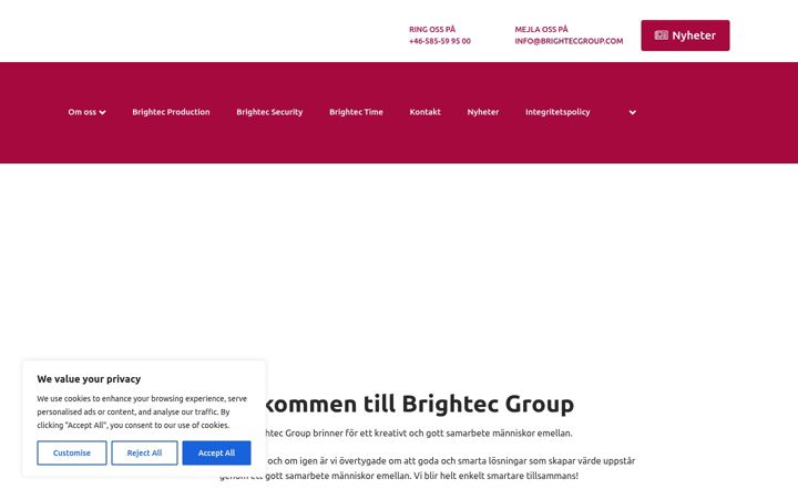 Screenshot of brightecgroup.com