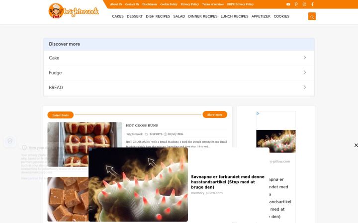 Screenshot of brightercook.com