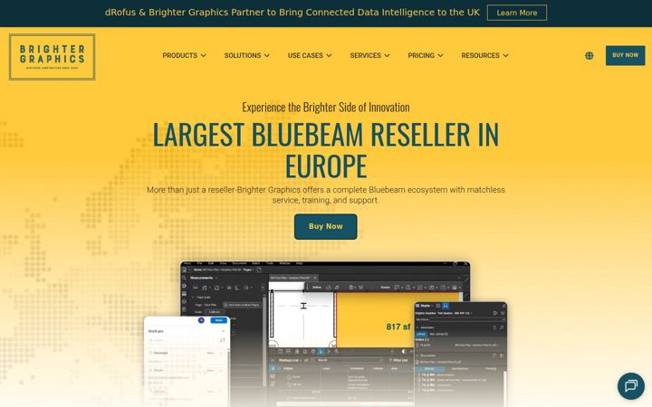 Screenshot of brightergraphics.co.uk