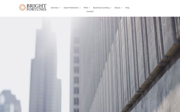 Skærmbillede af brightfortunes.co