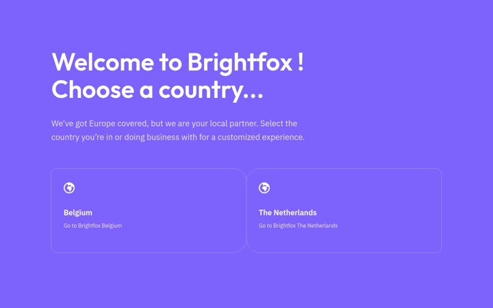 Screenshot of brightfox.eu