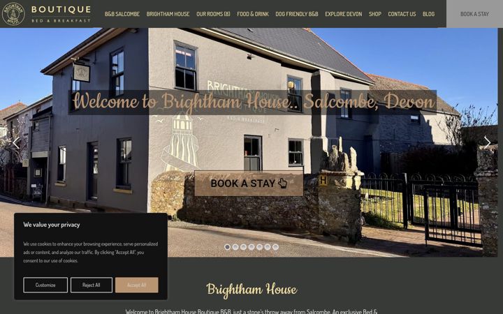 Screenshot of brighthamhouse.co.uk