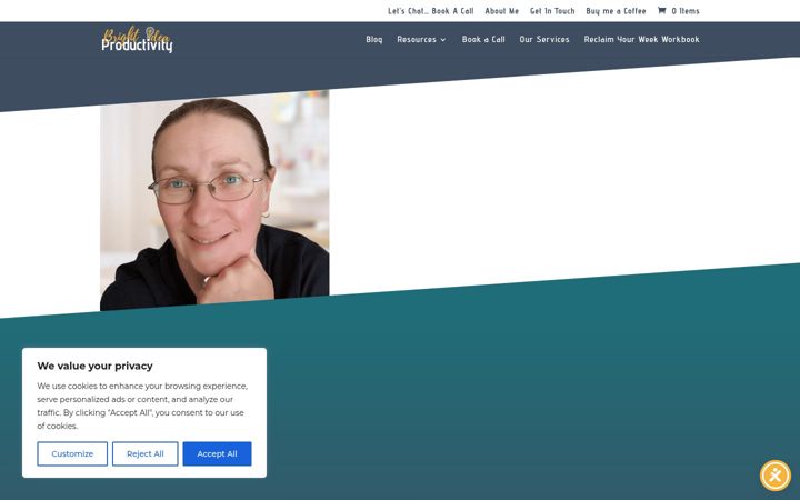 Screenshot of brightideaproductivity.com