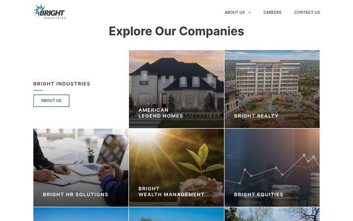 Screenshot of brightindustries.com