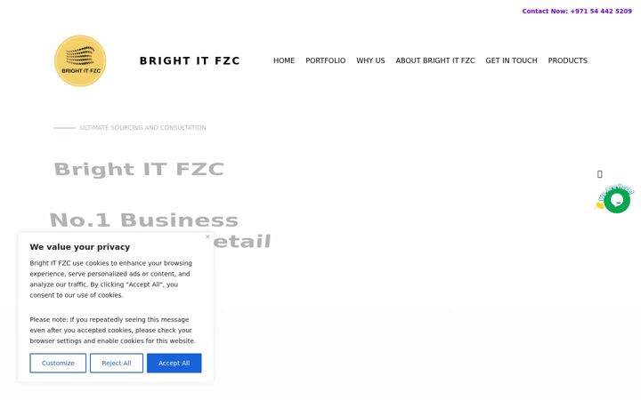 Screenshot of brightit.ae