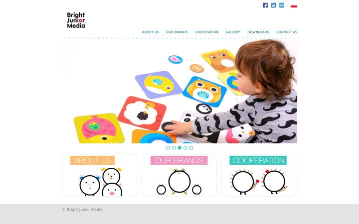 Screenshot of brightjuniormedia.com