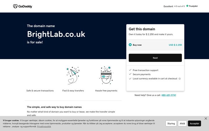 Screenshot of brightlab.co.uk