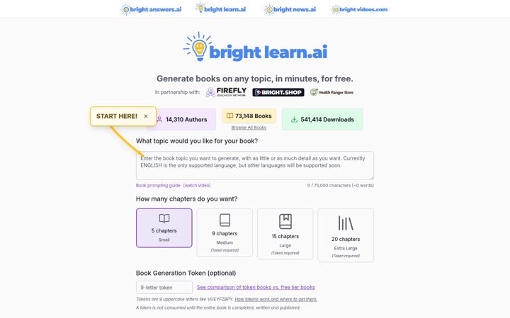 Screenshot of brightlearn.ai