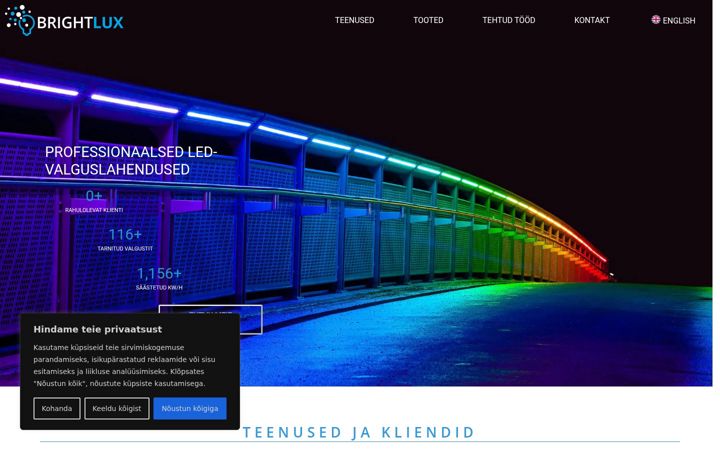 Screenshot of brightlux.eu