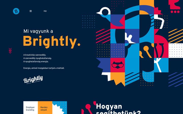 Screenshot of brightly.hu
