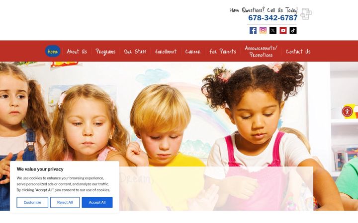 Screenshot of brightmindscovington.com