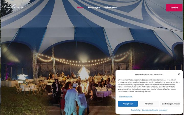 Screenshot of brightness-event.de