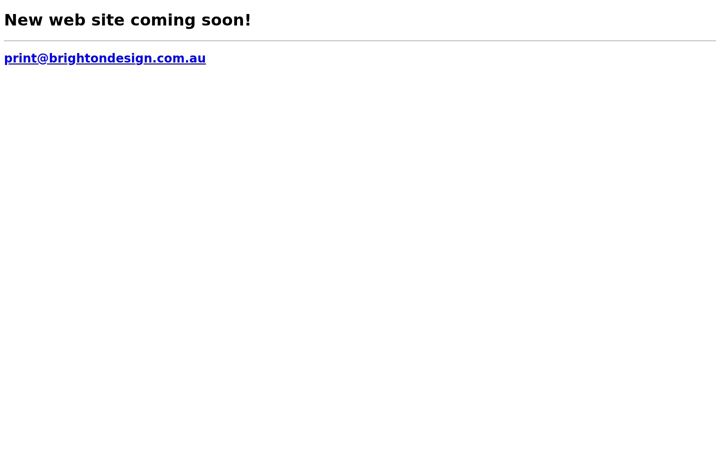 Screenshot of brightondesign.com.au