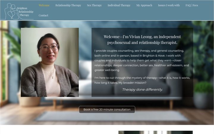 Screenshot of brightonrelationshiptherapy.co.uk