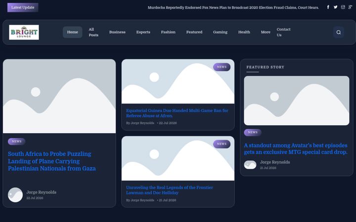 Screenshot of brightpalacelounge.nl