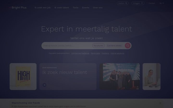 Screenshot of brightplus.be