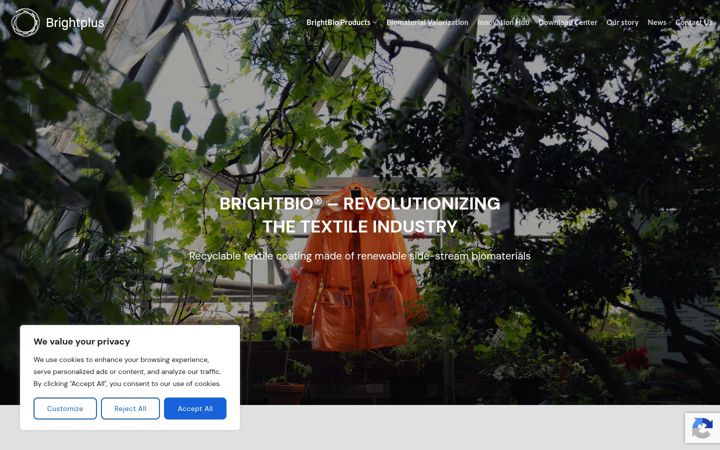 Screenshot of brightplus.com