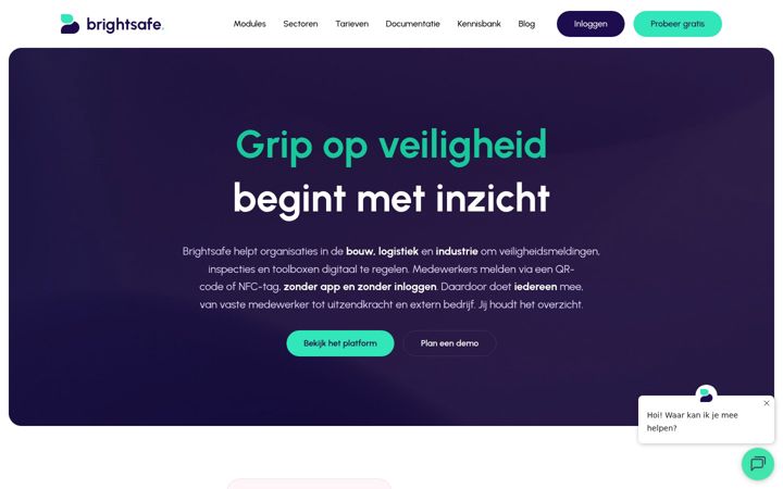 Zrzut ekranu brightsafe.nl