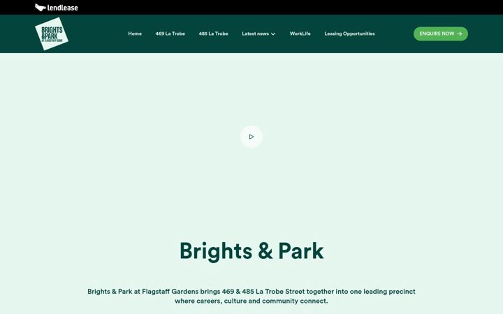 Skærmbillede af brightsandpark.com.au
