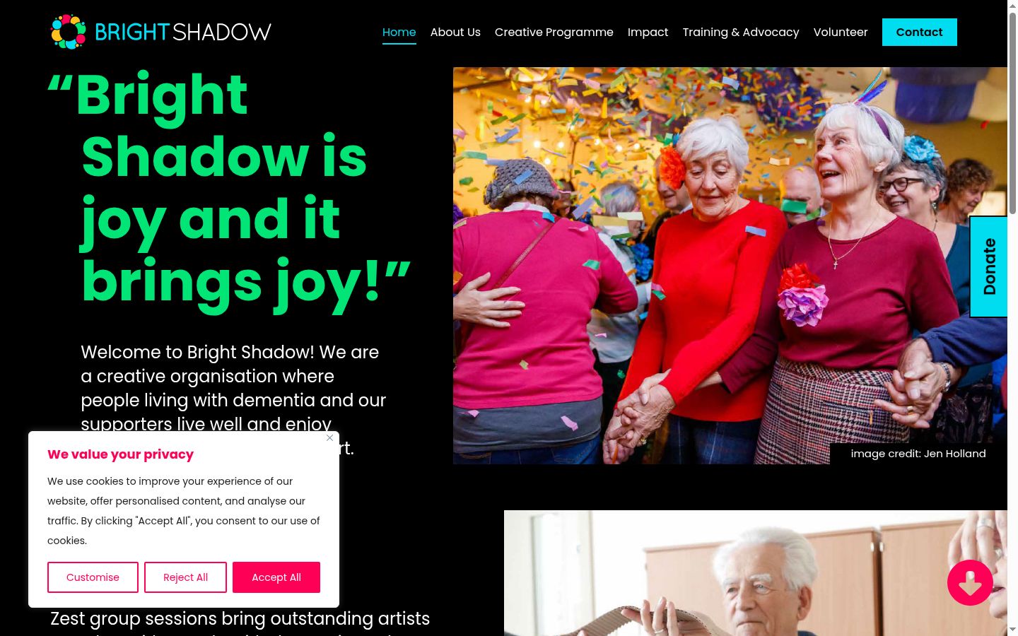 Screenshot tal-banner tal-kunsens muri qabel kwalunkwe interazzjoni