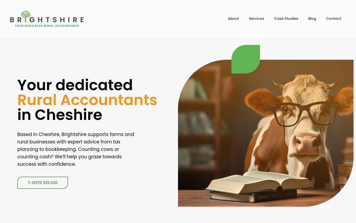 Screenshot of brightshire.co.uk