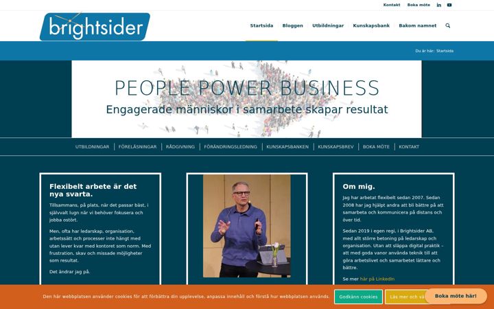 Screenshot of brightsider.se