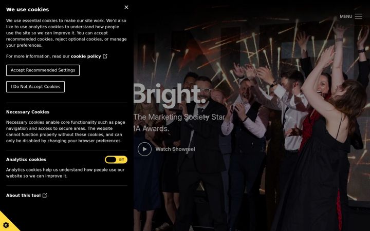 Screenshot ta' brightsignals.co.uk