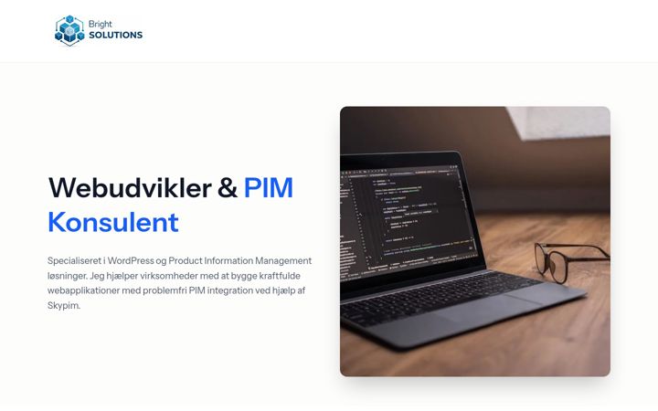Screenshot of brightsolutions.dk