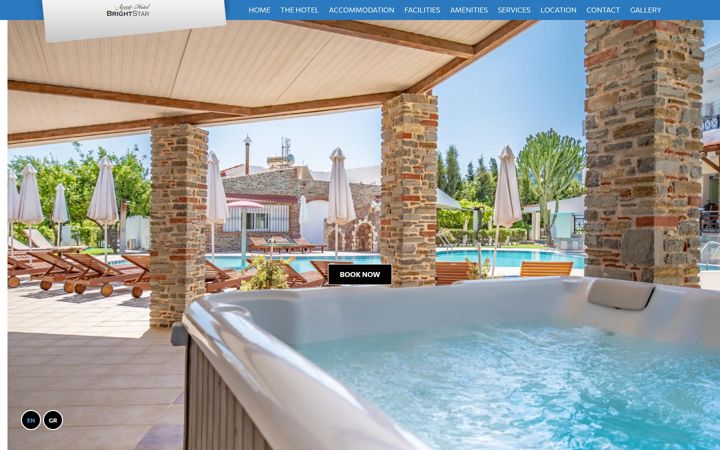 Screenshot of brightstarhotel.gr