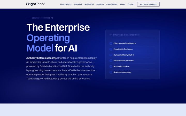 Screenshot of brighttech.ai
