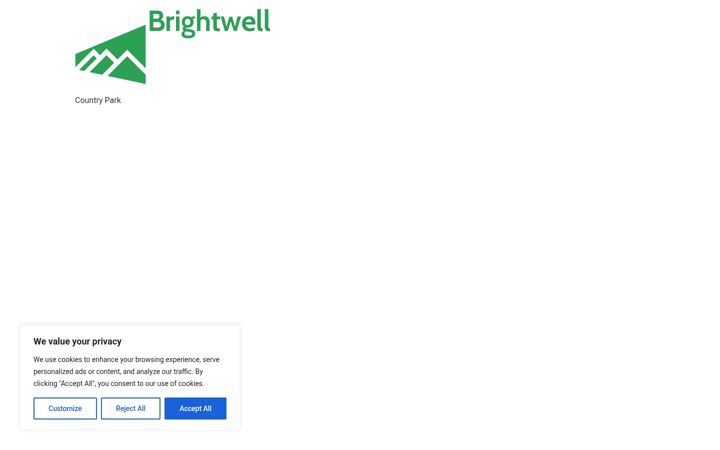Screenshot of brightwellglamping.co.uk