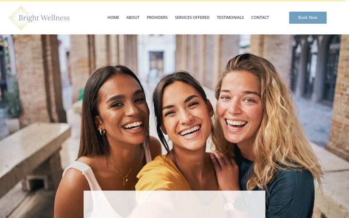 Screenshot of brightwellness.com