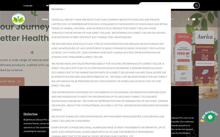 Screenshot di brightyourfutures.in