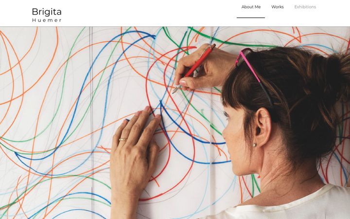 Screenshot of brigitahuemer.com
