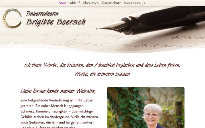 Screenshot of brigitte-boersch.de