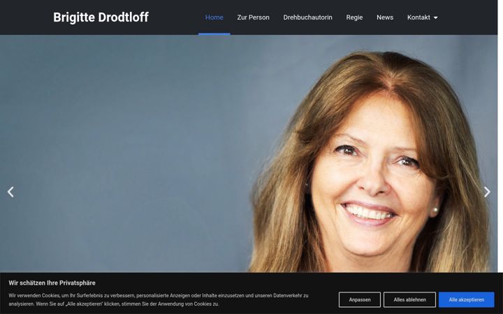 Screenshot ta' brigitte-drodtloff.de